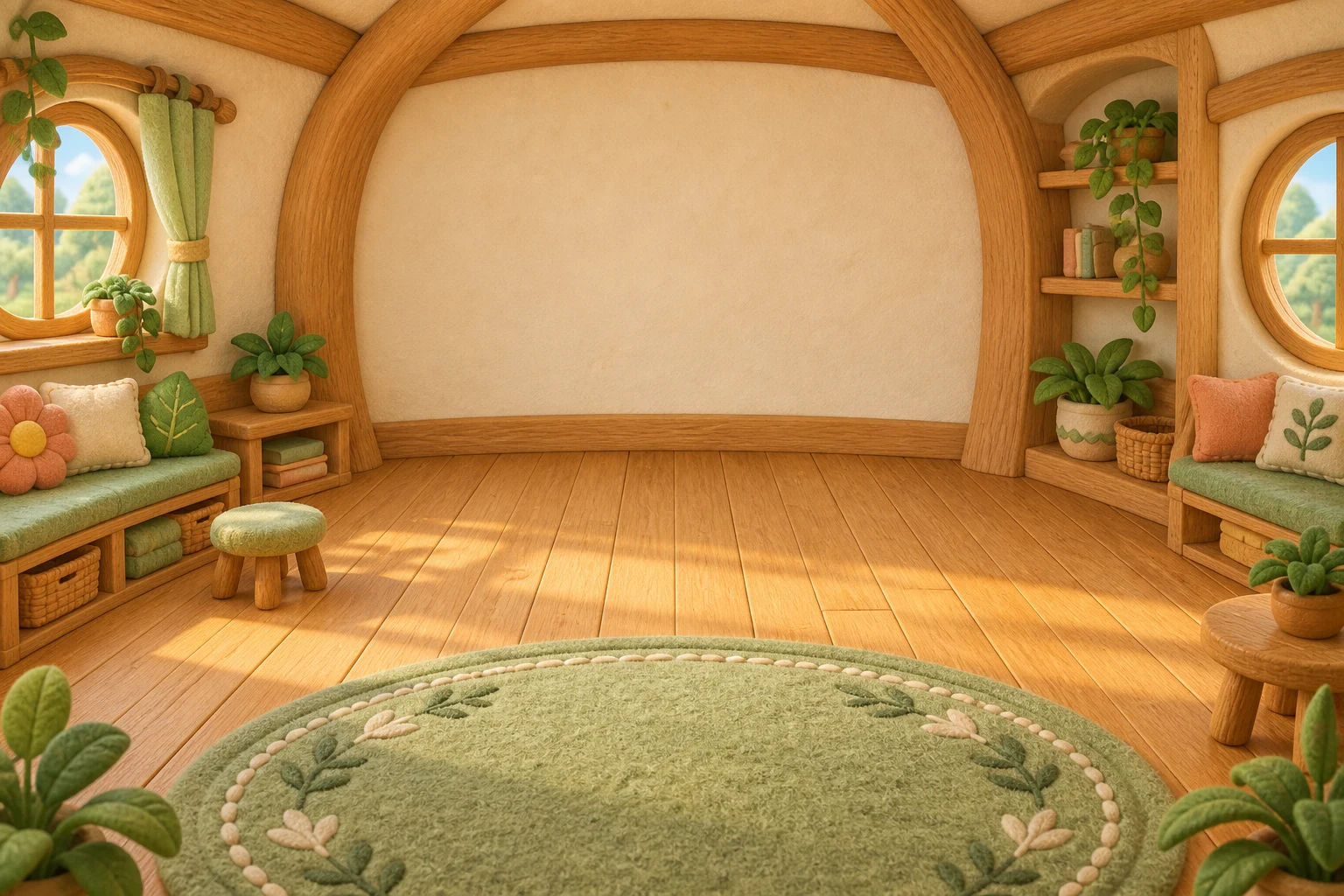 Jellybean's cozy cottage room